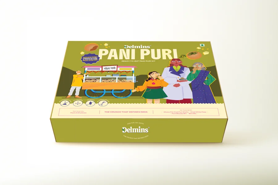Delmins ready-to-eat Pani Puri kit