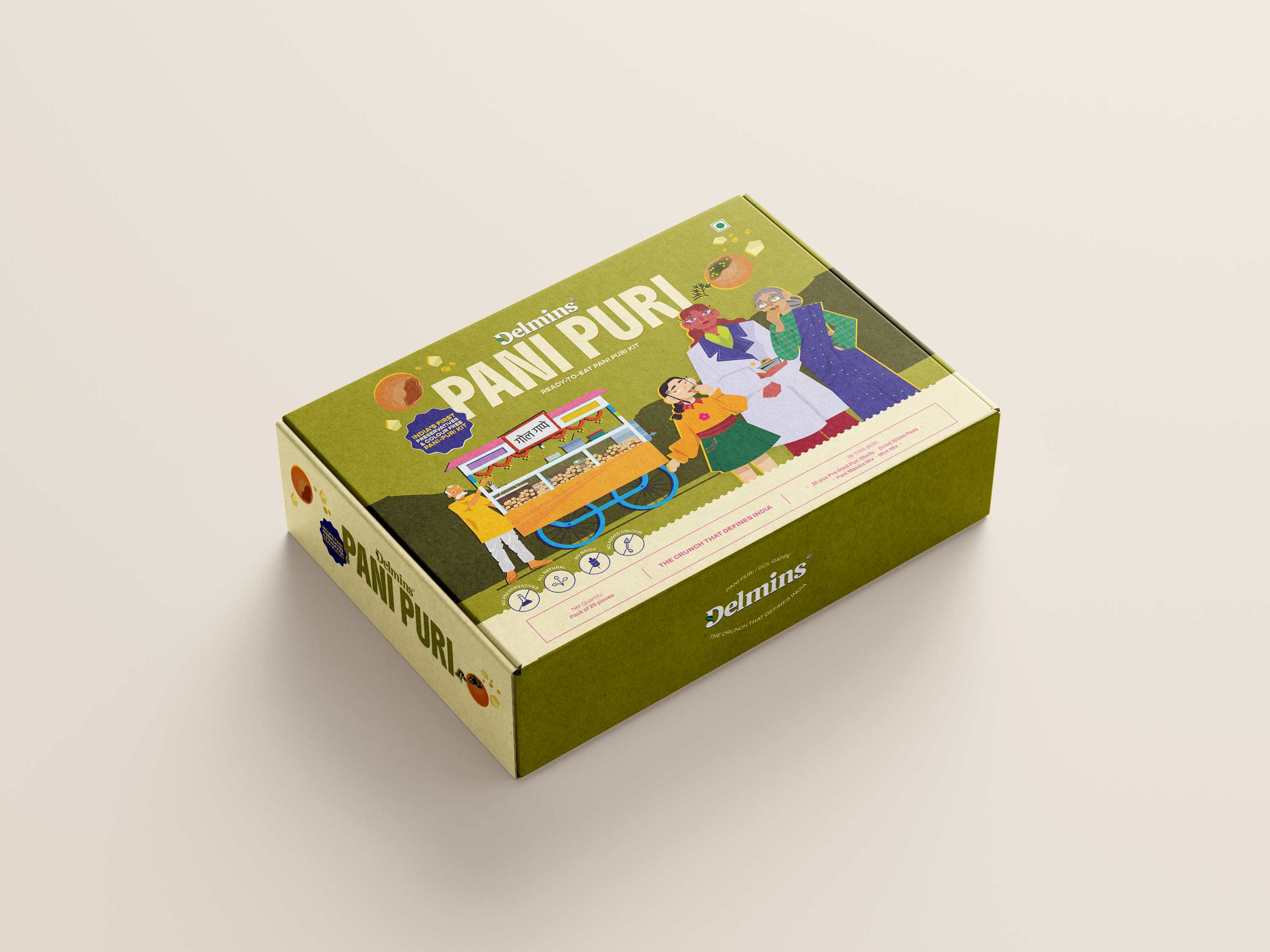 Ready To Eat Pani Puri Kit