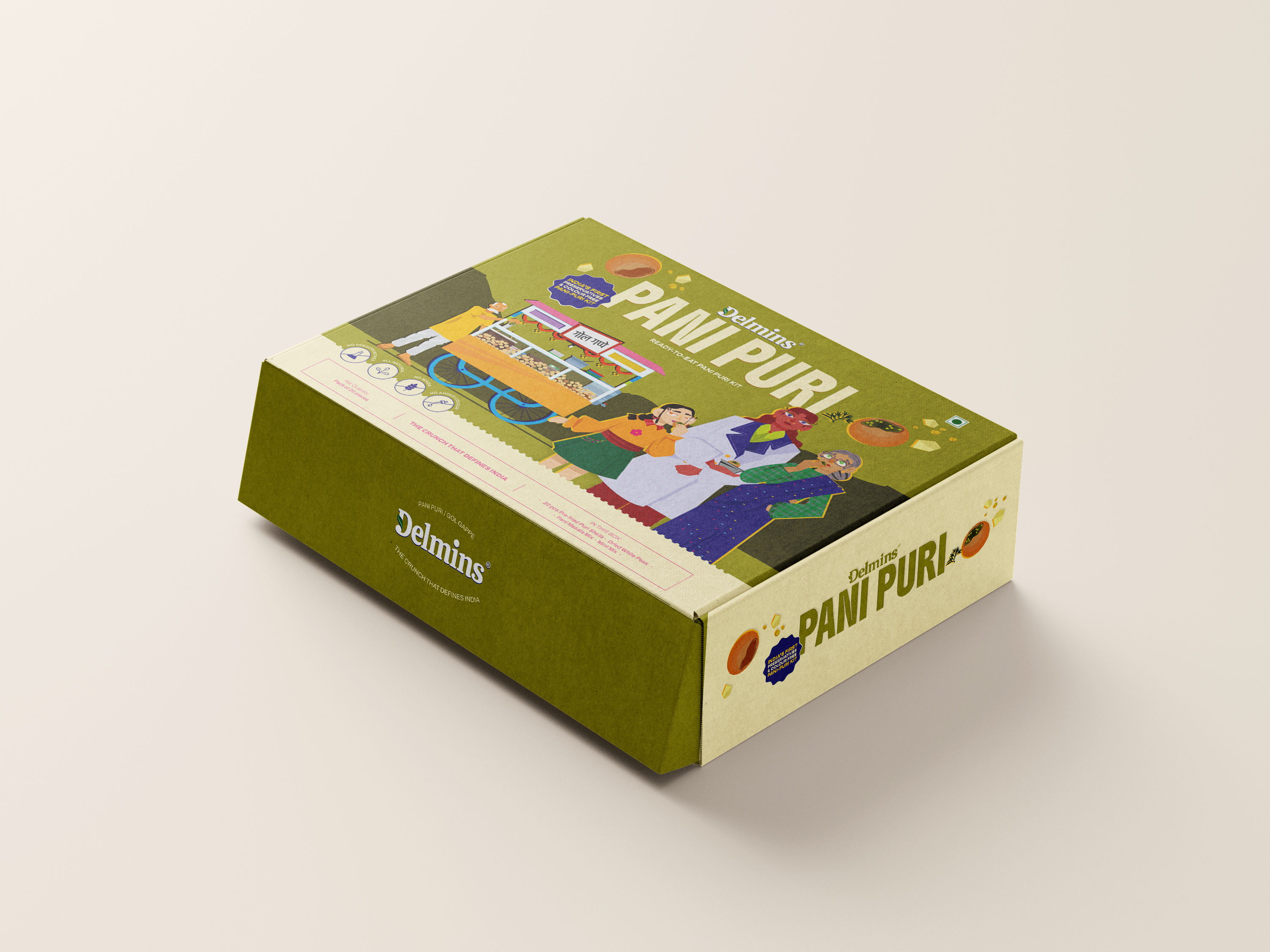 Ready To Eat Pani Puri Kit