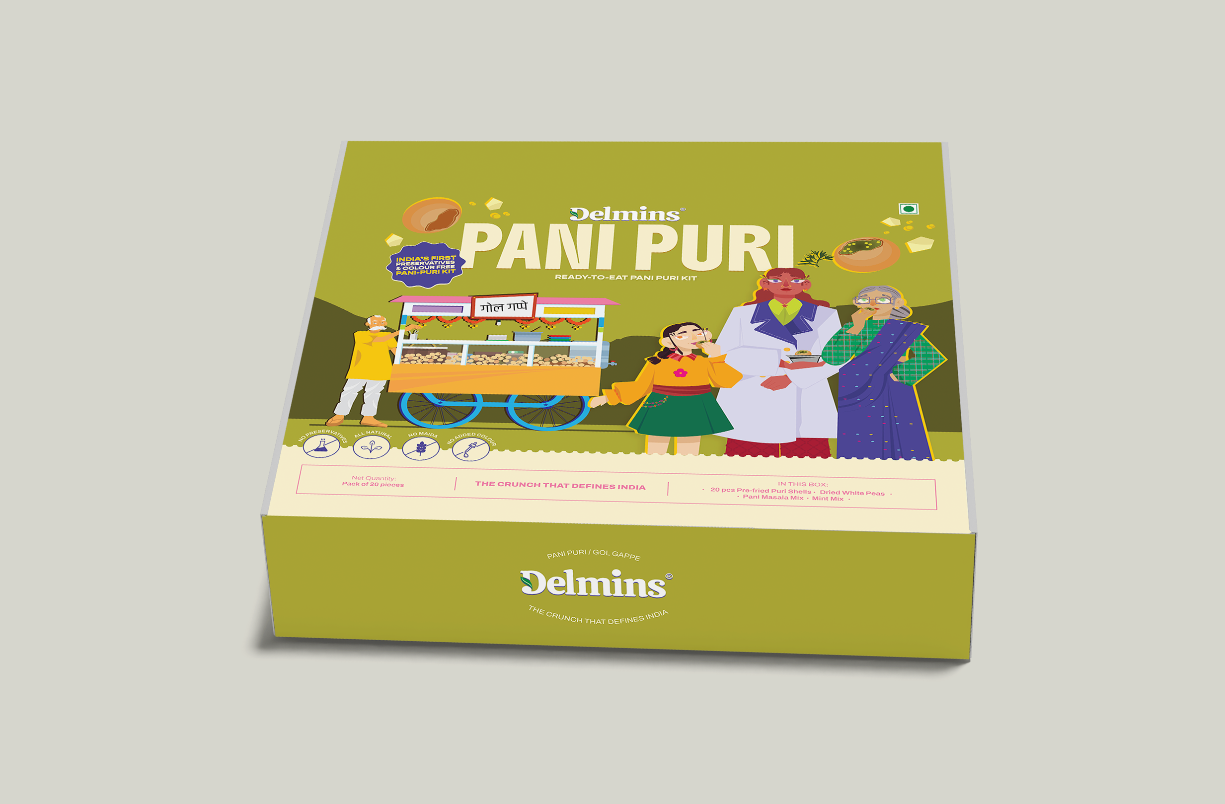 Ready To Eat Pani Puri Kit