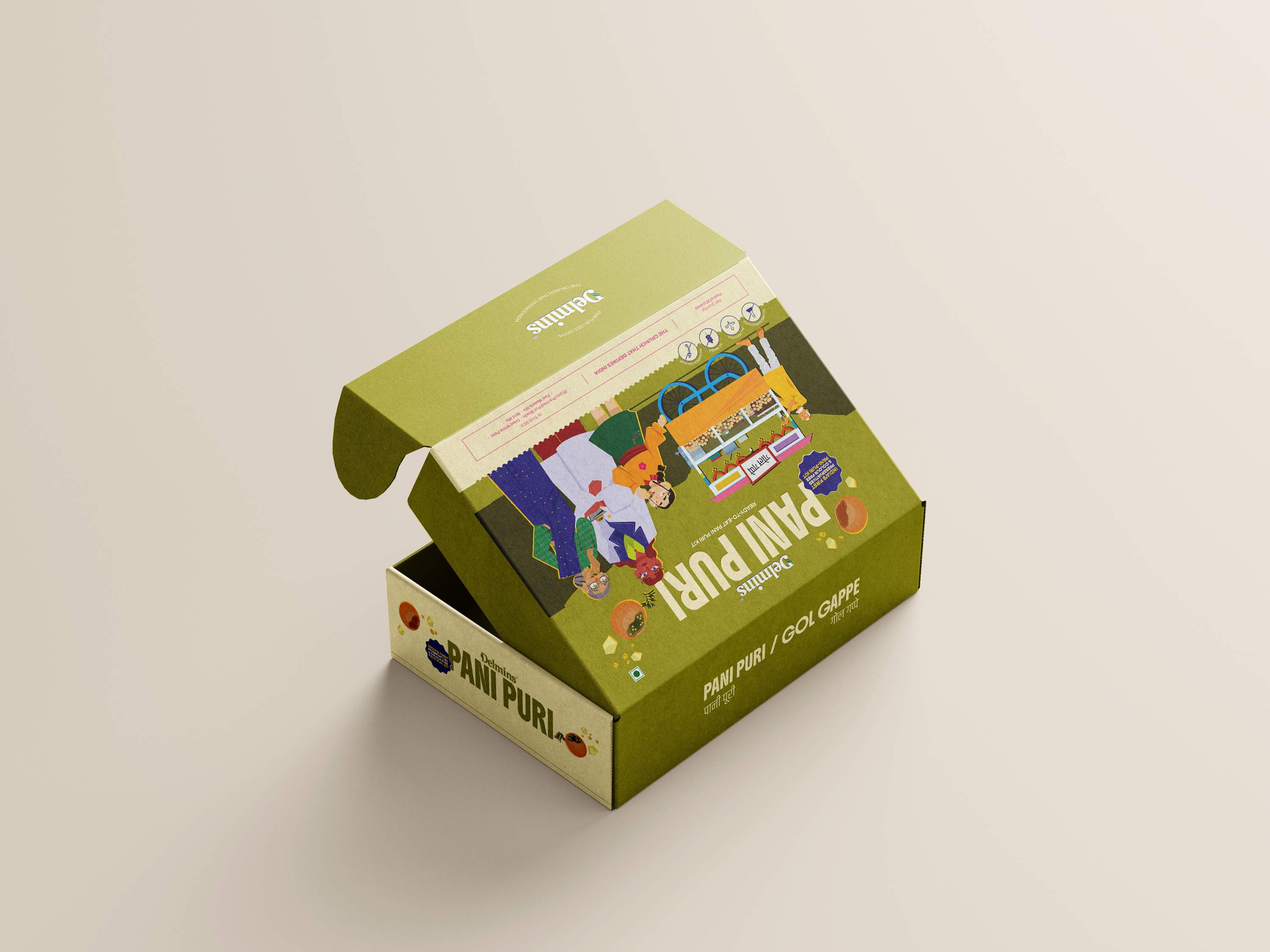 Ready To Eat Pani Puri Kit