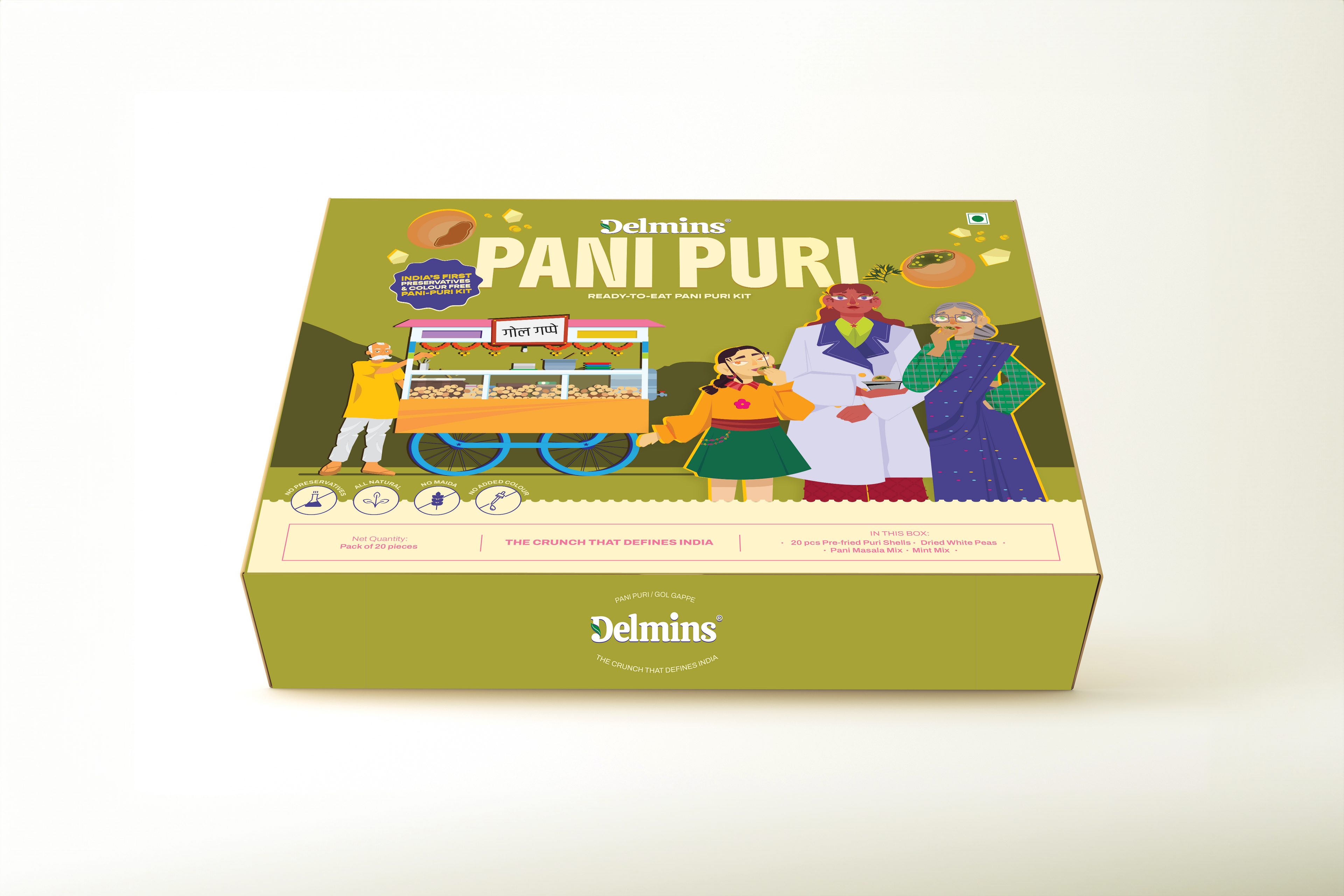 Ready To Eat Pani Puri Kit